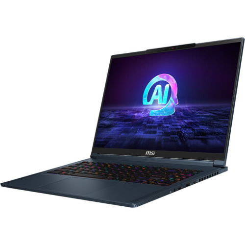 Ноутбук MSI Creator 16 AI Studio A1VHG-061RU, 16" UHD+ (3840x2400) IPS 120 Гц/Intel Core Ultra 9 185H 2.3 ГГц, 16 ядер/32 ГБ DDR5 5600 МГц/2 ТБ SSD/NVIDIA GeForce RTX 4080 12 ГБ/Windows 11 Pro, синий (9S7-15F312-061)