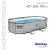 Бассейн каркасный Power Steel Swim Vista, 427 х 250 х 100, фильтр-насос, лестница, тент, 56714 Bestway