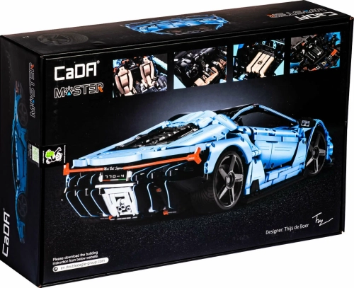 Конструктор Double E CaDA Master C61041W Lamborghini Centenario, 3842 дет.