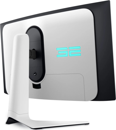 Монитор Dell 31.6" Alienware AW3225QF 1700R, QD OLED, UHD, 0,03ms, 240Hz, бежевый/чёрный