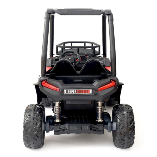 Электромобиль «БАГГИ», максимальная нагрузка 100 кг, АКБ 24V, кожаное сидение, цвет красный