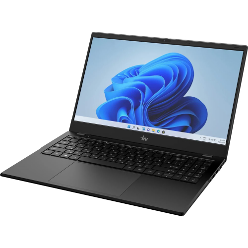 Ноутбук iRU Planio 15ING, 15.6" (1920x1080) IPS/Intel Processor N100/8 ГБ LPDDR5/512 ГБ SSD/Intel UHD Graphics/Без системы, Черный (2058904)