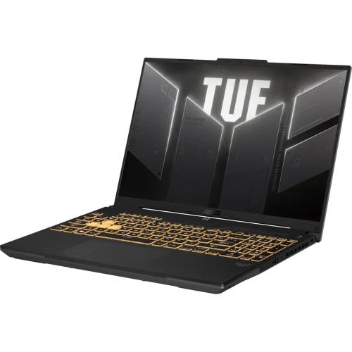 Ноутбук ASUS TUF Gaming F16 FX607VU-RL061, 16" (1920x1200) IPS 144 Гц/Intel Core 5 210H/16 ГБ DDR5/512 ГБ SSD/NVIDIA GeForce RTX 4050 для ноутбуков (6 Гб)/Без системы, Серый (90NR0N06-M002T0)
