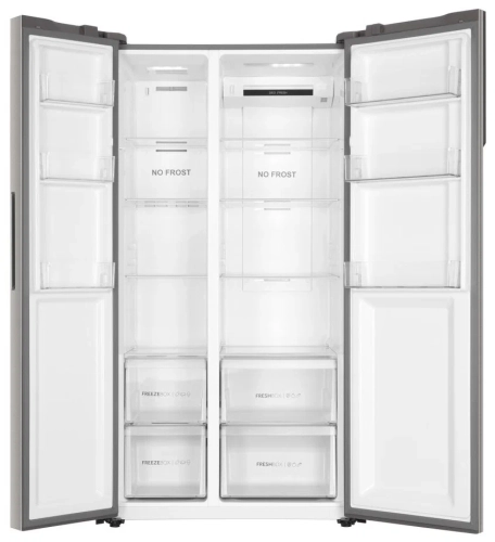 Холодильник Haier HRF-541DM7RU, серебристый