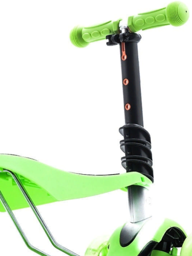Детский 3-колесный самокат-беговел Navigator Т59981, зеленый