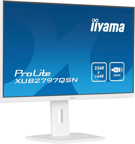 Монитор Iiyama 27" ProLite XUB2797QSN-W2 2560x1440 100Hz IPS LED белый