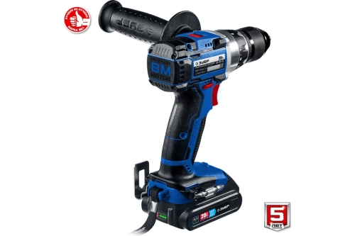 Дрель шуруповерт зубр 2 АКБ+кейс (DB-201-22)