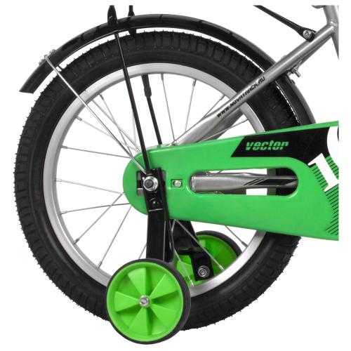 Велосипед 16" Novatrack VECTOR, серебристый