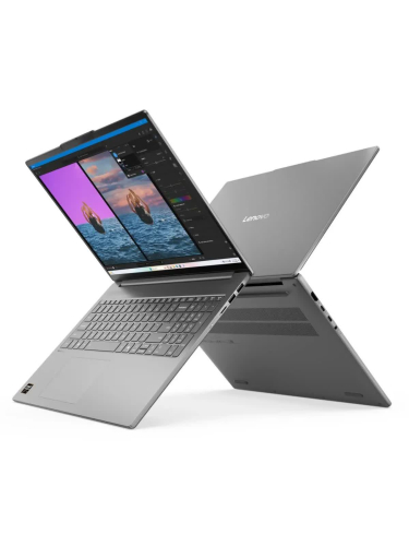 Ноутбук Lenovo IdeaPad Slim 5 16AKP10, 16" (2880x1800) OLED 120 Гц/AMD Ryzen AI 7 350/32 ГБ DDR5/1024 ГБ SSD/AMD Radeon Graphics/Windows 11 Pro, Серый (83HY000VRK_Win11P)