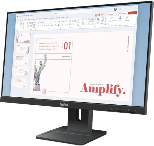 Монитор Lenovo 23.8" ThinkVision E24-40 FHD IPS LED 100Hz черный (64BAMAT1UK)