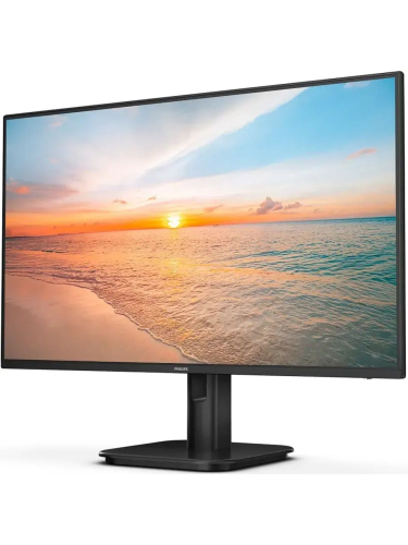 Монитор Philips 24E1N2100A 23,8" 1920x1080, WLED, 16:9, IPS, 300cd, 1500:1, 4ms, 178/178, VGA, HDMI, 120Hz, Speakers, Tilt, Internal, VESA, Black, 3y