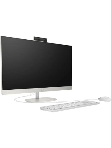 Моноблок HP 27-CR1005, 27" (1920x1080) IPS/Intel Core Ultra 5 125U/16 DDR5/512 ГБ SSD/Intel Graphics/Без ОС/Клавиатура, мышь, Белый (CW2V2PA)