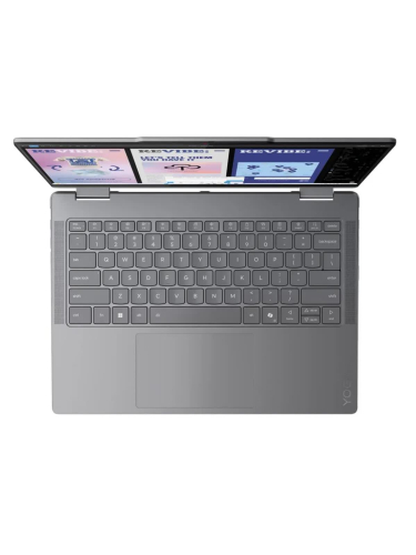 Ноутбук Lenovo Yoga 7 14ILL10, 14" (1920x1200) OLED/Intel Core Ultra 7 256V/16 ГБ DDR5/512 ГБ SSD/Intel Arc 140V/Без системы, Серый (83JQ007YRK)