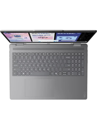 Ноутбук Lenovo Yoga 7 16ILL10, 16" (2880x1800) OLED 120 Гц/Intel Core Ultra 7 256V/16 ГБ DDR5/1024 ГБ SSD/Intel Arc Graphics/Без системы, Серый (83JT0028RK)