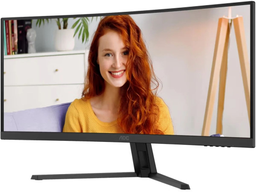 Монитор AOC 34" CU34B3E 1500R, VA UWQHD, 1/4ms, 120Hz, черный