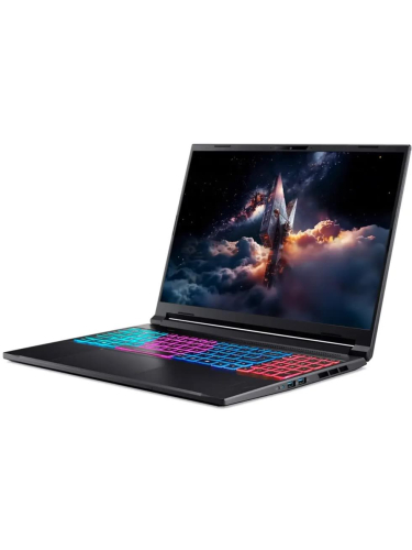 Ноутбук Acer Nitro V 16S ANV16S-71-58YF, 16" (1920x1200) IPS 180 Гц/Intel Core 5 210H/16 ГБ DDR5/1024 ГБ SSD/NVIDIA GeForce RTX 5060 для ноутбуков (8 Гб)/Без системы, Черный (NH.U28CD.001)
