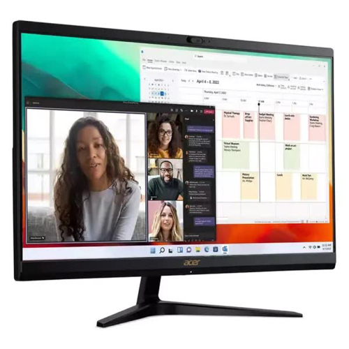 Моноблок Acer Aspire C24-1800, 23.8" (1920x1080) IPS / Intel Core i3-1315U / 8 DDR4 / 512 ГБ SSD / Intel UHD Graphics / Windows 11 Home / Клавиатура, мышь, Черный (DQ.BKLCD.009)