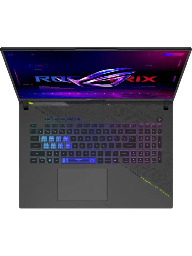 Ноутбук ASUS ROG Strix G18 G814PM-S8074, 18" (1920x1200) IPS 144 Гц/AMD Ryzen 9 8940HX/16 ГБ DDR5/1024 ГБ SSD/NVIDIA GeForce RTX 5060 для ноутбуков (8 Гб)/Windows 11 Pro, Серый (90NR0L29-M003Y0_Win11P)