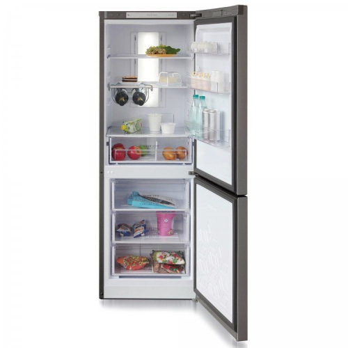 Холодильник БИРЮСА I920NF 310л нержавеющая сталь