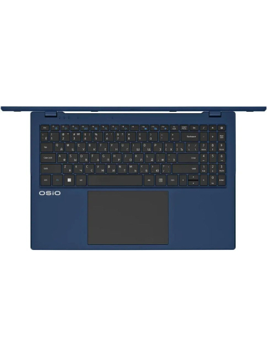 Ноутбук OSiO BaseLine B150i, 15.6" (1920x1080) IPS/Intel Processor N100/6 ГБ DDR4/256 ГБ SSD/Intel UHD Graphics/Без системы, Синий (B150i-012c)