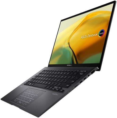 Ноутбук ASUS Zenbook 14 OLED 14" UM3402YA-KM082W, AMD Ryzen 5 5625U, RAM 8 ГБ, SSD 512 ГБ, AMD Radeon Graphics, Windows 11 Home, 90NB0W95-M00410, черный