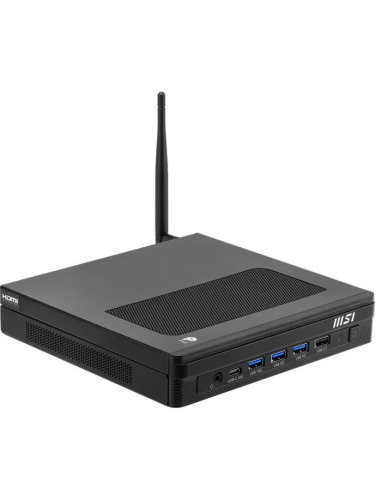 Мини-ПК MSI Pro DP10 A14MG-013BRU, Intel Core i3-14100 / Отсутствует DDR5 / Отсутствует SSD / Intel UHD Graphics / Без ОС, черный (936-B21011-013)