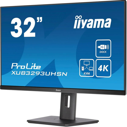 Монитор Iiyama 31.5" XUB3293UHSN-B5 черный IPS LED