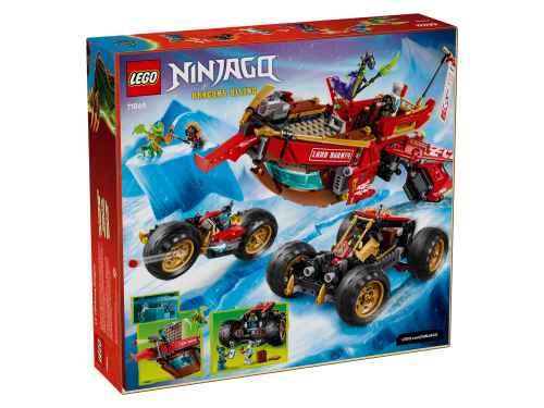 Конструктор LEGO NINJAGO 71869 Дар земли 3 в 1