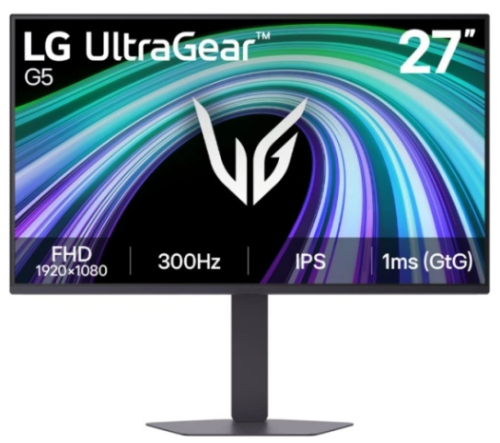 Монитор LG 27" 27G523B-B, 16:9, IPS, FHD, 1ms, 300cd, 200Hz, HDMI, DP