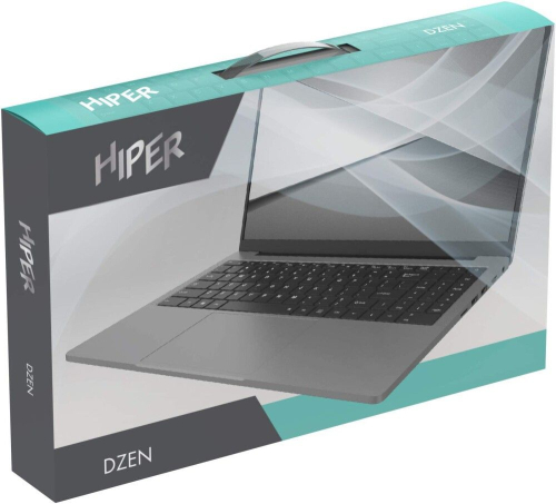 Ноутбук HIPER Dzen, 15.6" (1920x1080) IPS/Intel Core i5-1135G7/8ГБ DDR4/256ГБ SSD/Iris Xe Graphics/Без ОС, серебристый (H1569O582DMP)