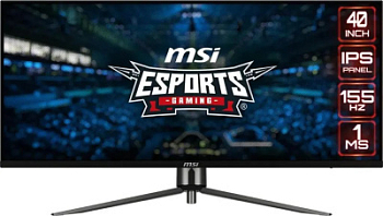 Монитор 40" MSI MAG401QR IPS, 3440x1440, 1 ms, 155Hz Black (9S6-3EA54H-016)