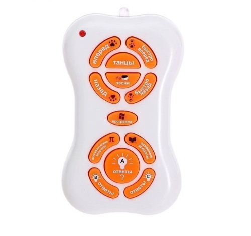 Робот-собака, «Умный питомец», радиоуправляемый, русский звуковой чип, цвет бело-голубой