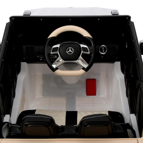Электромобиль MERCEDES-BENZ G 650 Landaulet, EVA, кожаное сиденье, цвет белый