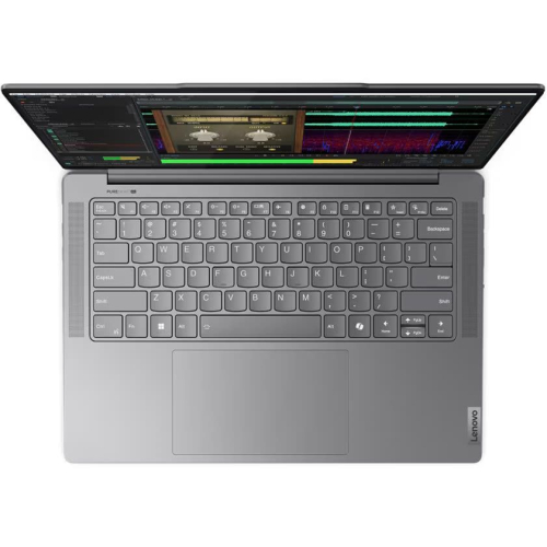 Ноутбук Lenovo Yoga Pro 7 14AHP9, 14.5" (3072x1920) IPS 120 Гц/AMD Ryzen 7 8845HS/16 ГБ LPDDR5X/1024 ГБ SSD/AMD Radeon Graphics/Windows 11 Home, Серый (83E3001PRU)