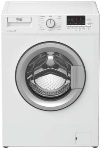 Стиральная машина Beko WRS 55P2 BSW, белый/серебристый
