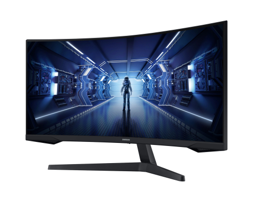 Монитор Samsung 34" Odyssey G55T LC34G55TWWPXEN Ultra WQHD VA LED 1ms 165Hz черный