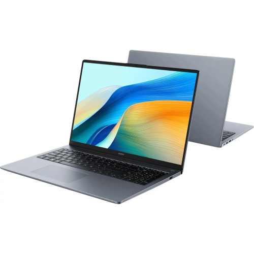Ноутбук Huawei MateBook D 16 MCLG-X, 16" (1920x1200) IPS/Intel Core i5-13420H/16ГБ DDR4/512ГБ SSD/UHD Graphics/Без ОС, серый космос (53013YDL)