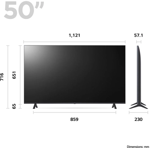 Телевизор LG 50UR78006LK